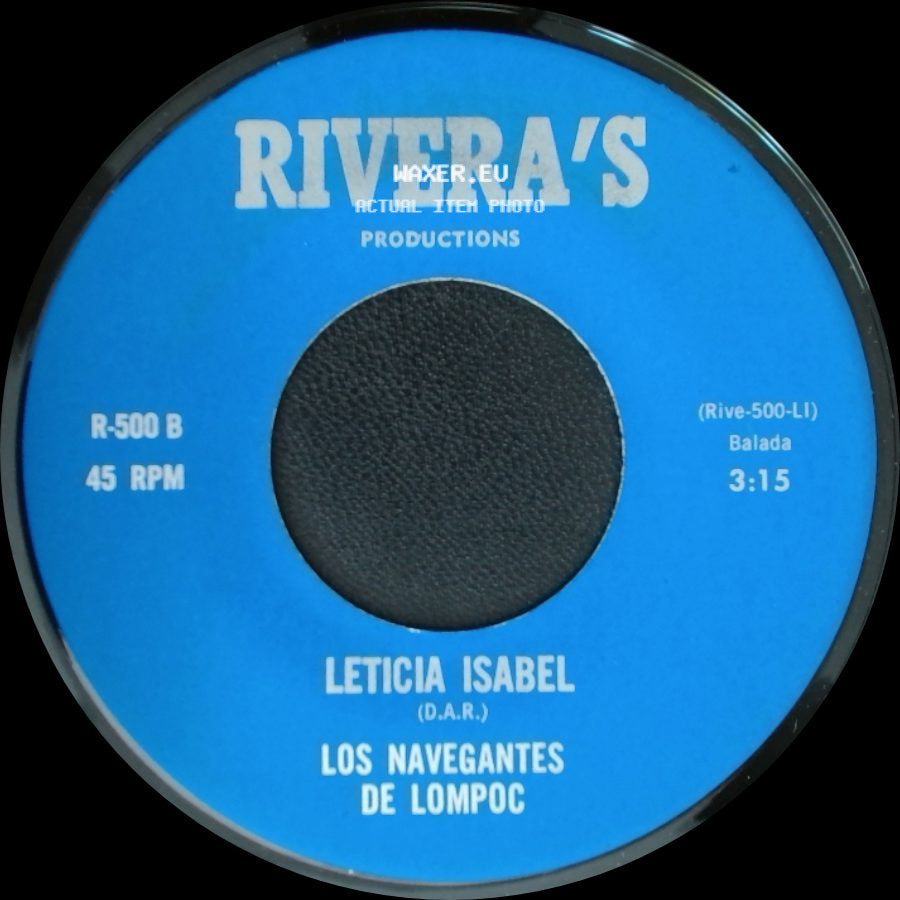 Los Navegantes De Lompoc - Leticia Isabel / Te Devuelvo Todo side A