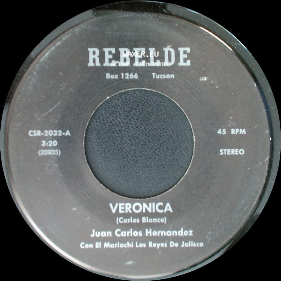 Juan Carlos Hernandez - Que Manera De Perder / Veronica side B