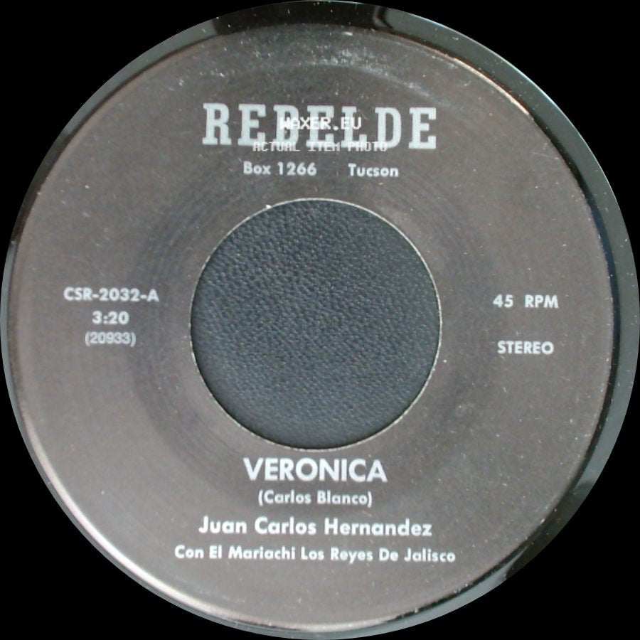Juan Carlos Hernandez - Veronica / Que Manera De Perder side A