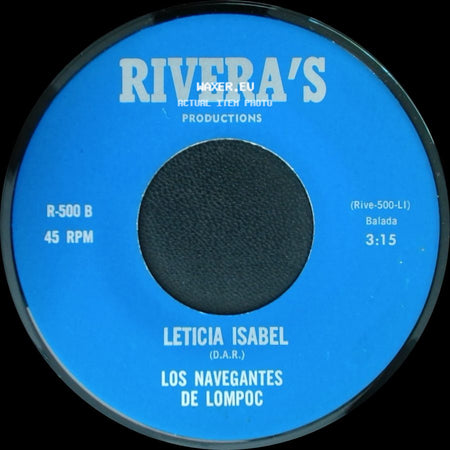 Los Navegantes De Lompoc - Leticia Isabel / Te Devuelvo Todo side A