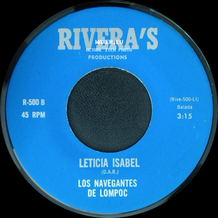 Los Navegantes De Lompoc - Leticia Isabel / Te Devuelvo Todo side A