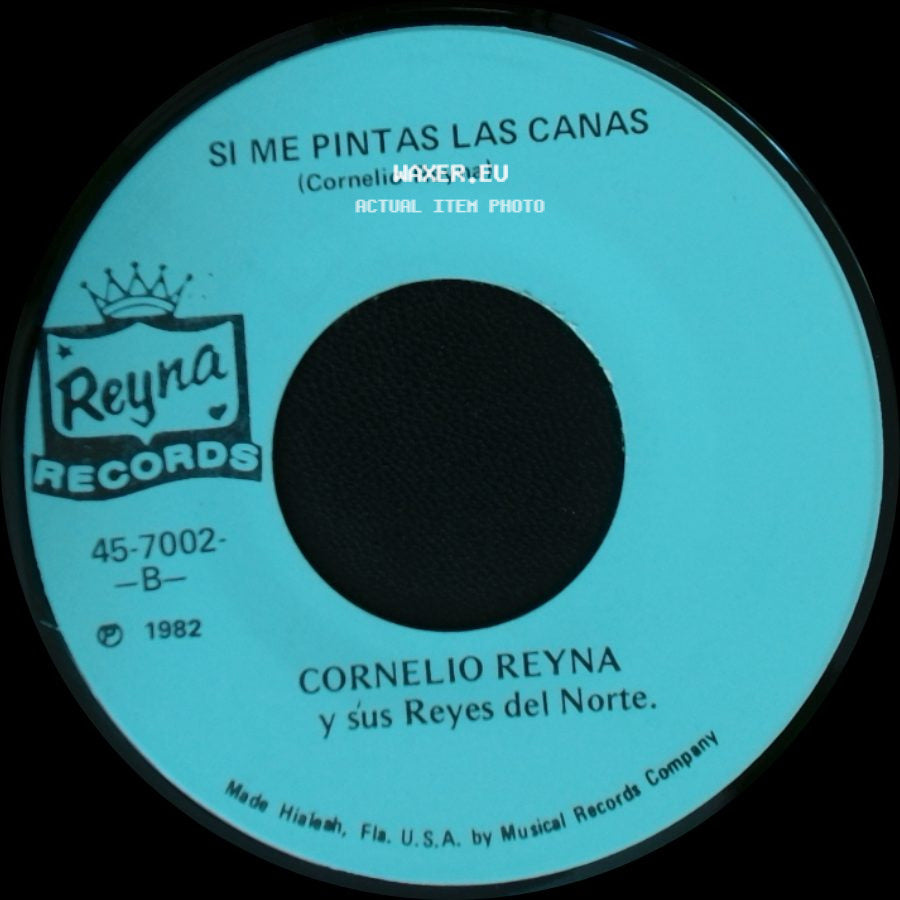 Cornelio Reyna Y Sus Reyes Del Norte. - El Caso De Las Malvinas / Si Me Pintas Las Canas side B