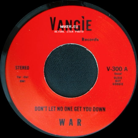 The Hollydood Saxons / War - Every Day's A Holiday / Don't Let No One Get You Down side B