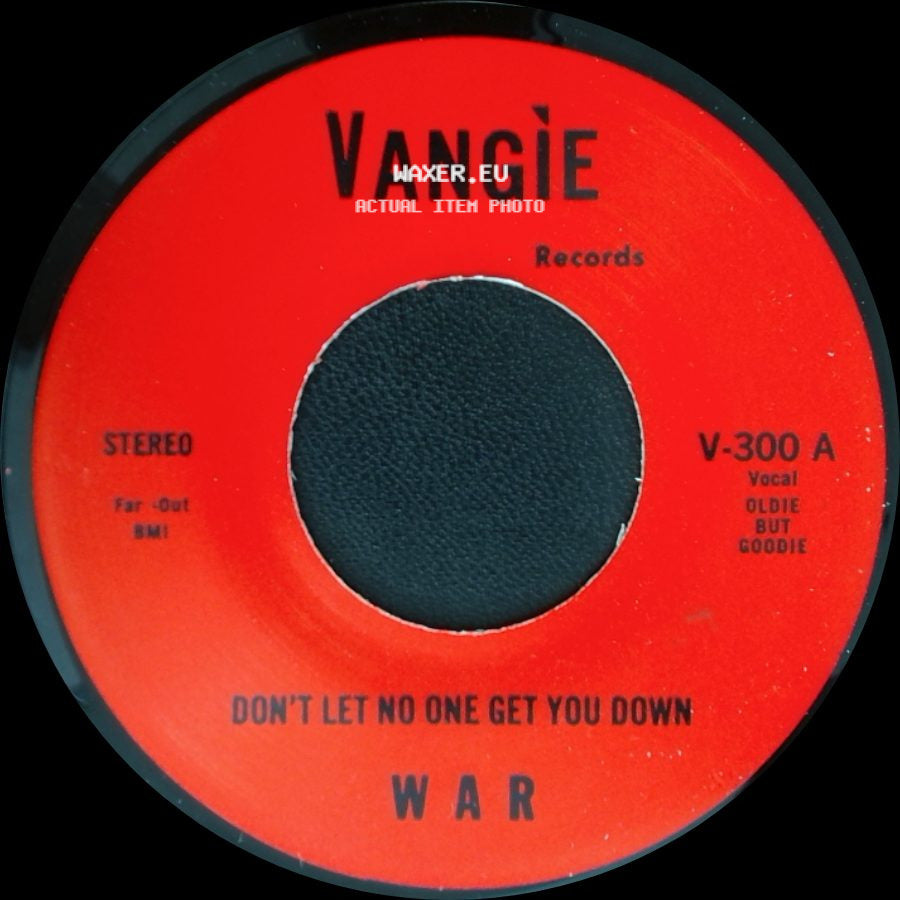 The Hollydood Saxons / War - Every Day's A Holiday / Don't Let No One Get You Down side B