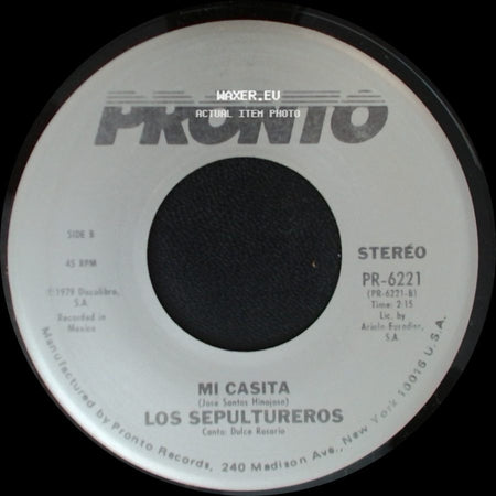 Los Sepultureros - Cumbia Galactica / Mi Casita side B