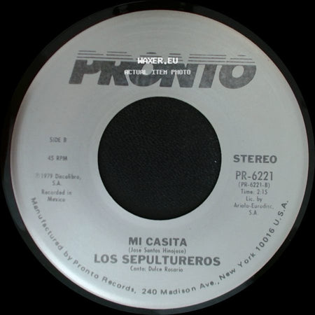 Los Sepultureros - Cumbia Galactica / Mi Casita side B
