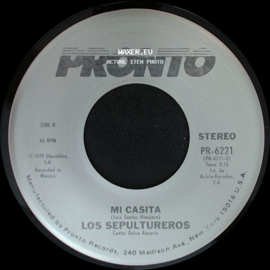 Los Sepultureros - Cumbia Galactica / Mi Casita side B
