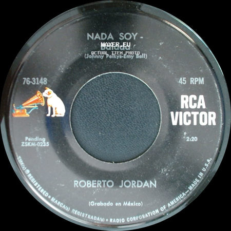 Roberto Jordan - Nada Soy - Balada / Lupita - Balada Brass side A