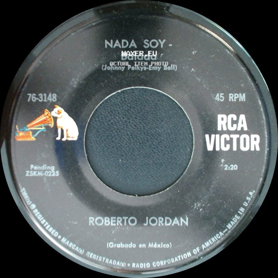 Roberto Jordan - Nada Soy - Balada / Lupita - Balada Brass side A