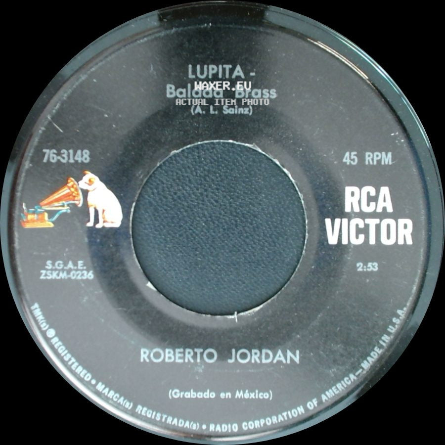 Roberto Jordan - Nada Soy - Balada / Lupita - Balada Brass side B