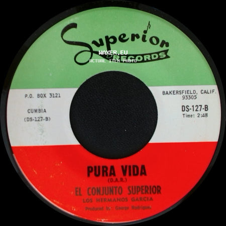 El Conjunto Superior - Volveras Otra Vez / Pura Vida side B