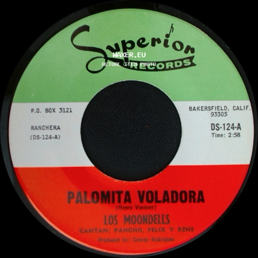 Los Moondells - Palomita Voladora / Carterita De Nylon side A