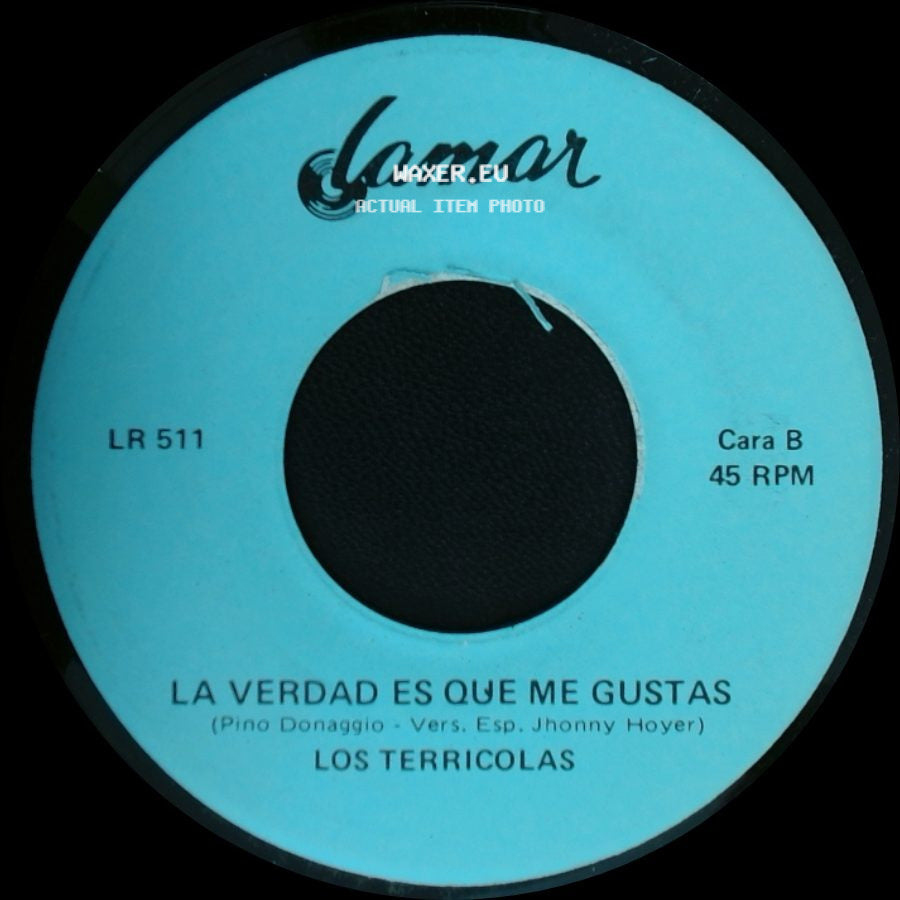 Los Terricolas - Volveras / La Verdad Es Que Me Gustas side B