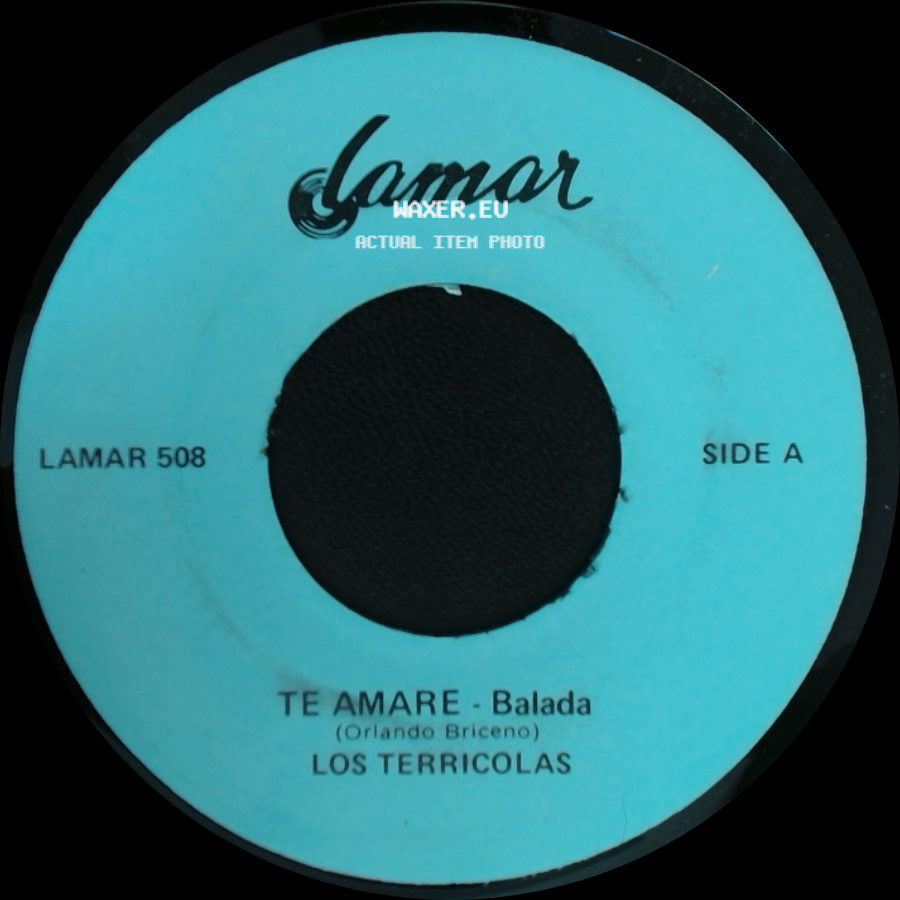 Los Terricolas - Te Amare - Balada / Cenizas - Balada side A