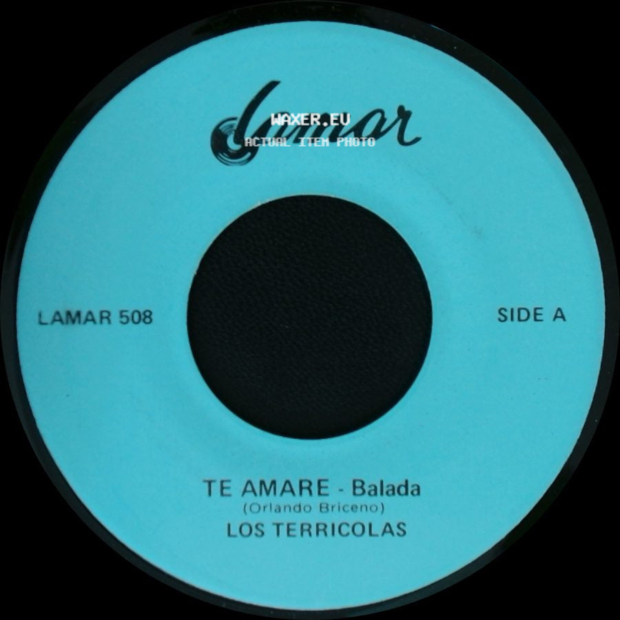 Los Terricolas - Te Amare - Balada / Cenizas - Balada side A