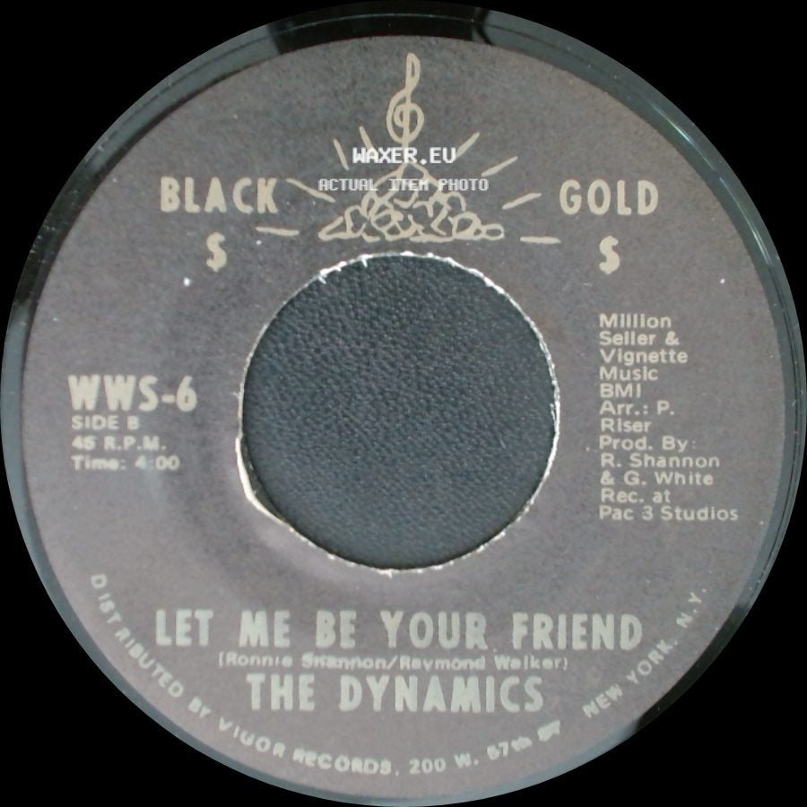 The Dynamics - Voyage Thru The Mind / Let Me Be Your Friend side B