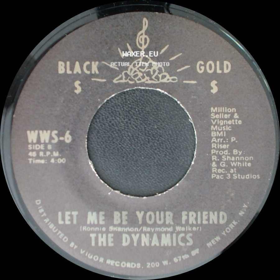 The Dynamics - Voyage Thru The Mind / Let Me Be Your Friend side B