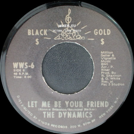 The Dynamics - Voyage Thru The Mind / Let Me Be Your Friend side B