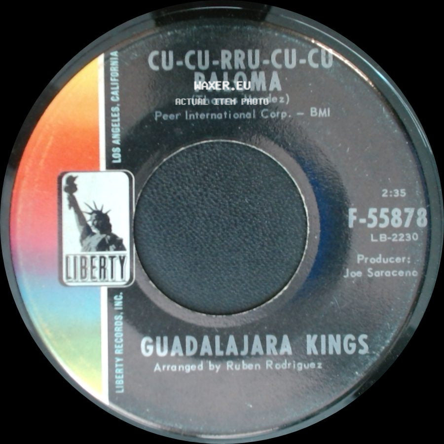 Guadalajara Kings - Cu-Cu-Rru-Cu-Cu Paloma / The Shadow Of Your Smile side A