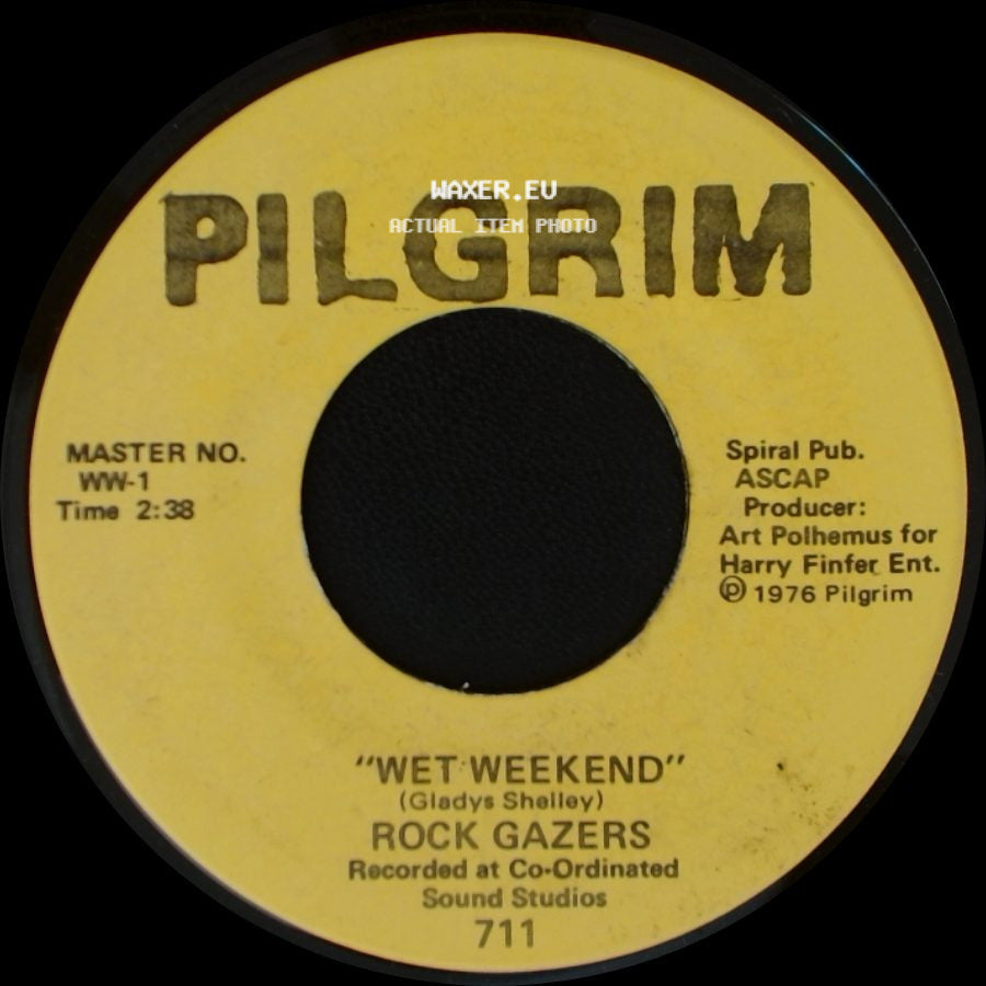 Rock Gazers - "Wet Weekend" / Bluebird Blue side A