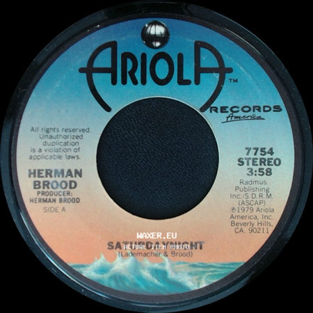 Herman Brood - Saturday Night / Saturdaynight side B