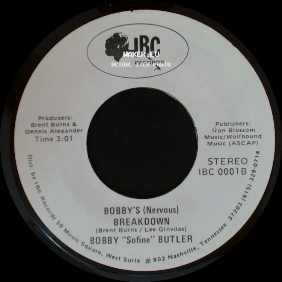 Bobby "Sofine" Butler - Cheaper Crude Or No More Food / Bobby's (Nervous) Breakdown side B