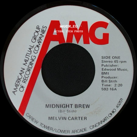 Melvin Carter / The Lonnie Mack No Shuck And Jive Road Band - Midnight Brew / Rock N' Roll Music side A