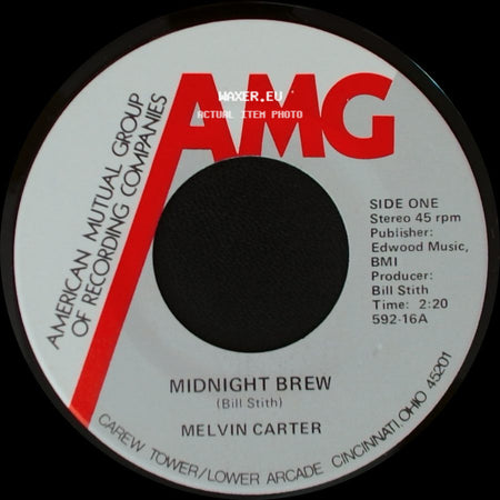 Melvin Carter / The Lonnie Mack No Shuck And Jive Road Band - Midnight Brew / Rock N' Roll Music side A