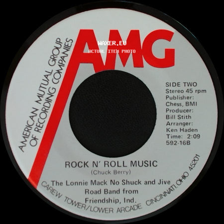 Melvin Carter / The Lonnie Mack No Shuck And Jive Road Band - Midnight Brew / Rock N' Roll Music side B