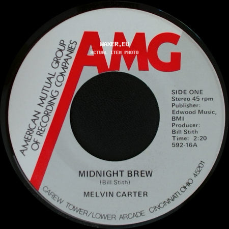 Melvin Carter / The Lonnie Mack No Shuck And Jive Road Band From Friendship, Ind. - Midnight Brew / Rock N' Roll Music side A