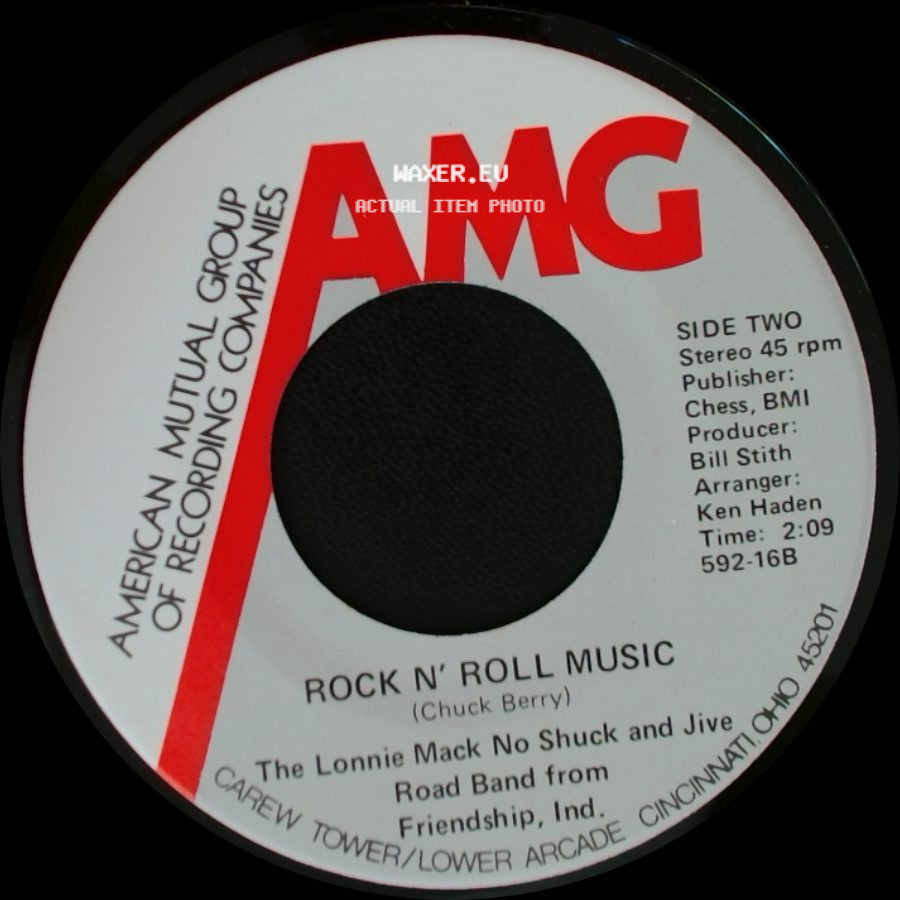 Melvin Carter / The Lonnie Mack No Shuck And Jive Road Band From Friendship, Ind. - Midnight Brew / Rock N' Roll Music side B