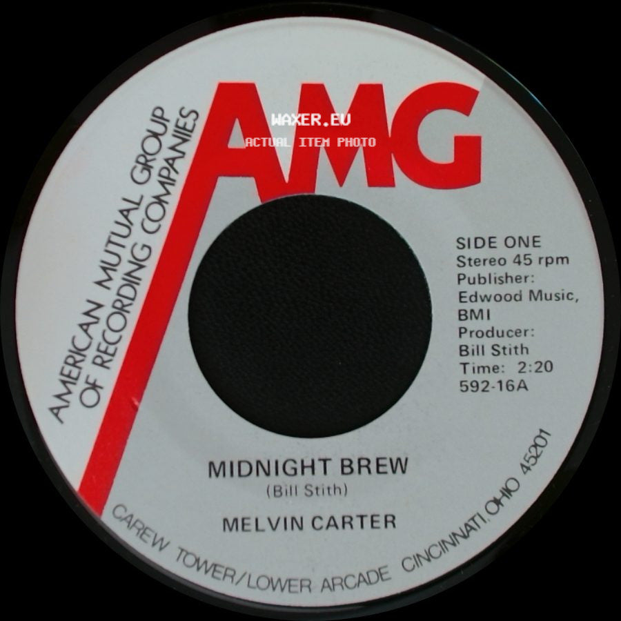 Melvin Carter / The Lonnie Mack No Shuck And Jive Road Band From Friendship, Ind. - Midnight Brew / Rock N' Roll Music side A