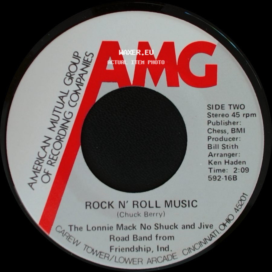 Melvin Carter / The Lonnie Mack No Shuck And Jive Road Band From Friendship, Ind. - Midnight Brew / Rock N' Roll Music side B