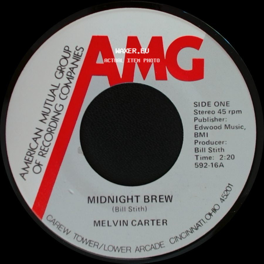 Melvin Carter / The Lonnie Mack No Shuck And Jive Road Band From Friendship, Ind. - Midnight Brew / Rock N' Roll Music side A