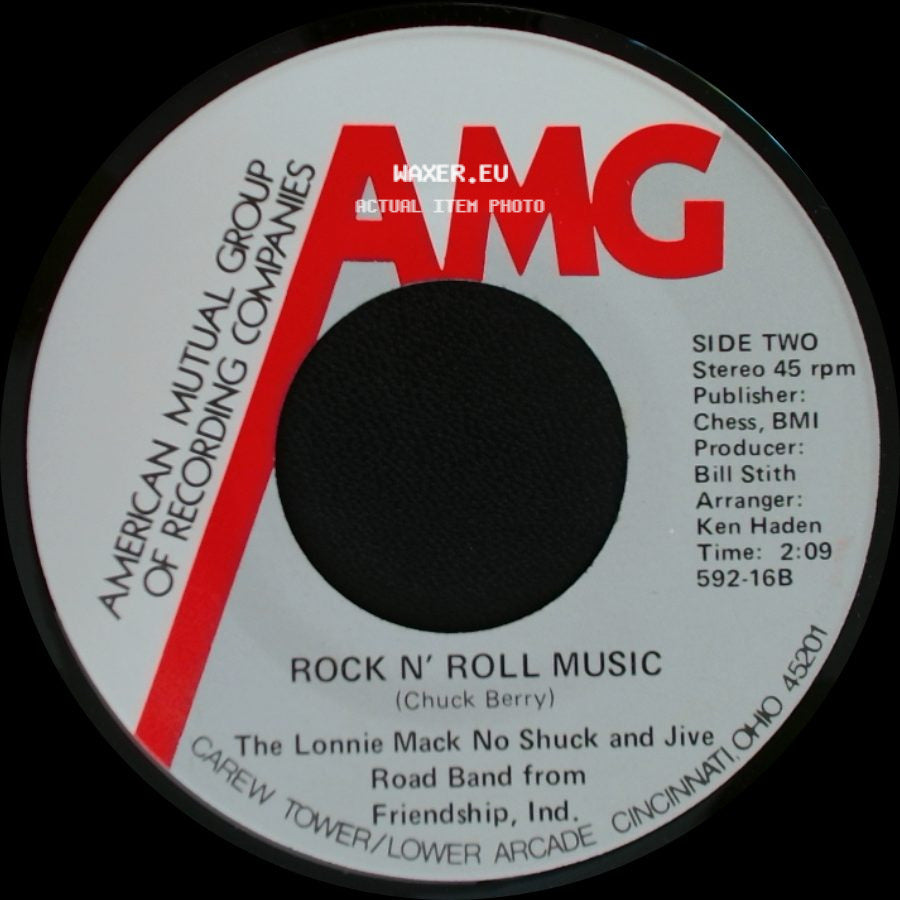 Melvin Carter / The Lonnie Mack No Shuck And Jive Road Band From Friendship, Ind. - Midnight Brew / Rock N' Roll Music side B