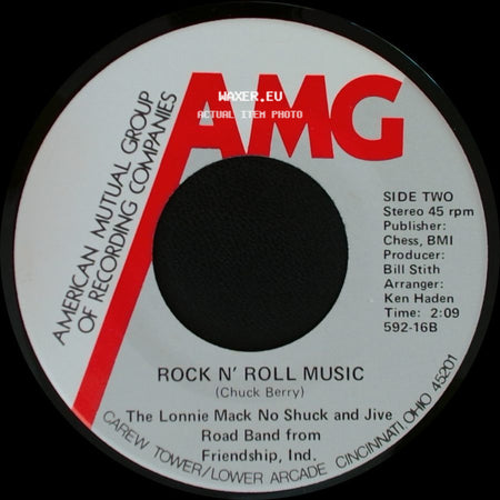 Melvin Carter / The Lonnie Mack No Shuck And Jive Road Band - Midnight Brew / Rock N' Roll Music side B