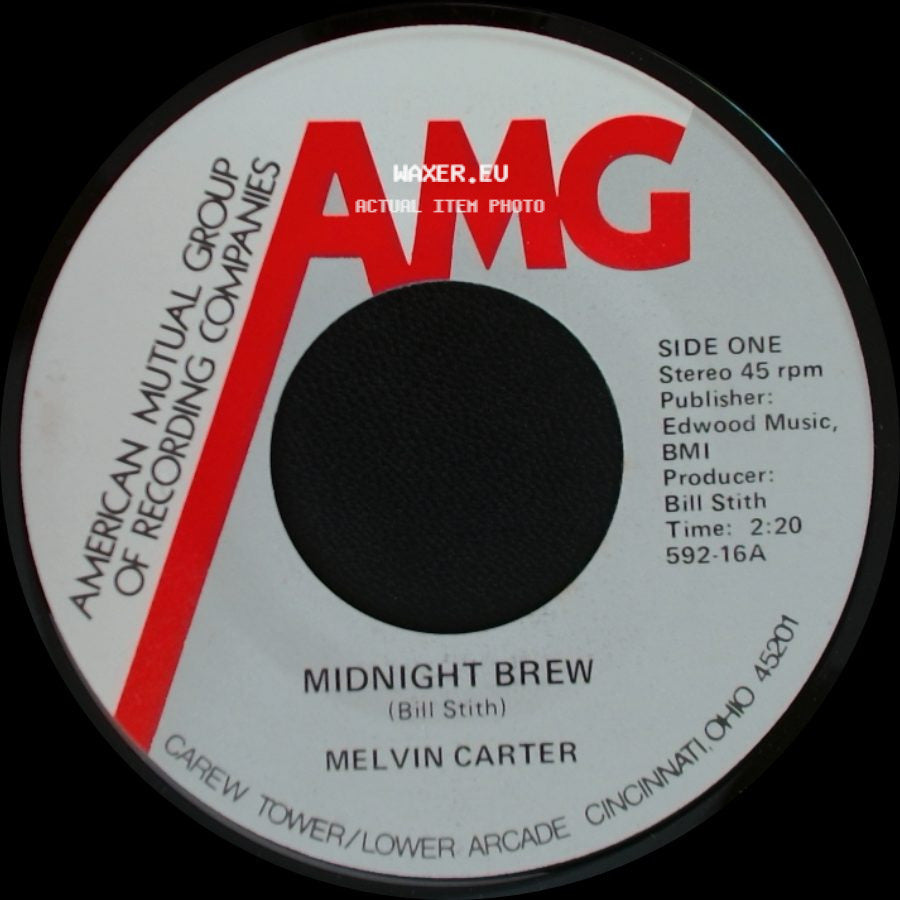 Melvin Carter / The Lonnie Mack No Shuck And Jive Road Band From Friendship, Ind. - Midnight Brew / Rock N' Roll Music side A