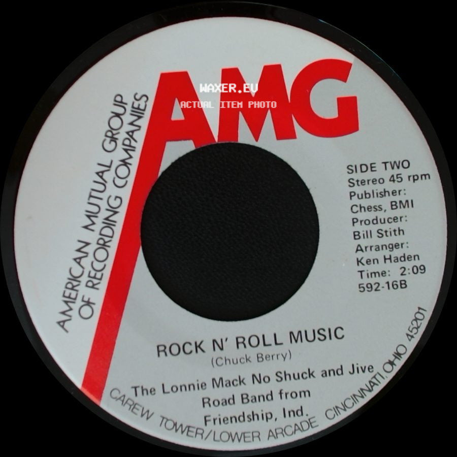 Melvin Carter / The Lonnie Mack No Shuck And Jive Road Band From Friendship, Ind. - Midnight Brew / Rock N' Roll Music side B