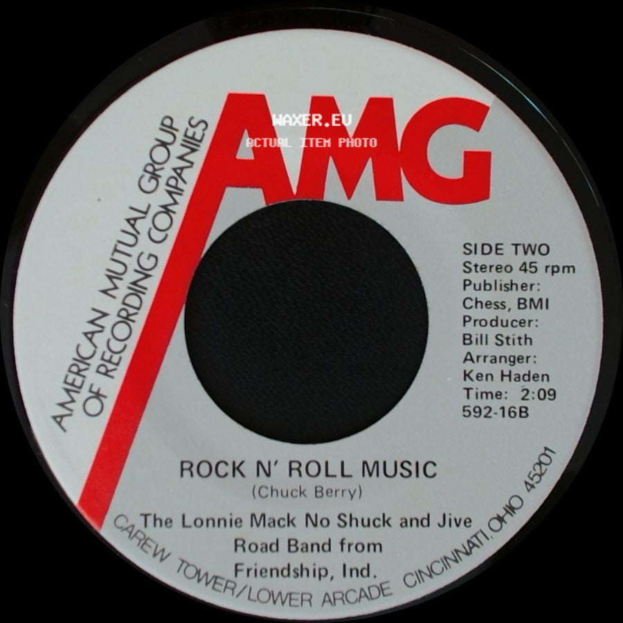 Melvin Carter / The Lonnie Mack No Shuck And Jive Road Band From Friendship, Ind. - Midnight Brew / Rock N' Roll Music side B