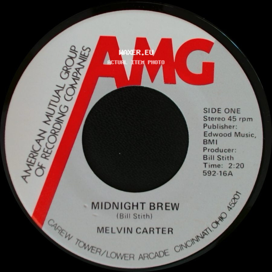 Melvin Carter / The Lonnie Mack No Shuck And Jive Road Band From Friendship, Ind. - Midnight Brew / Rock N' Roll Music side A
