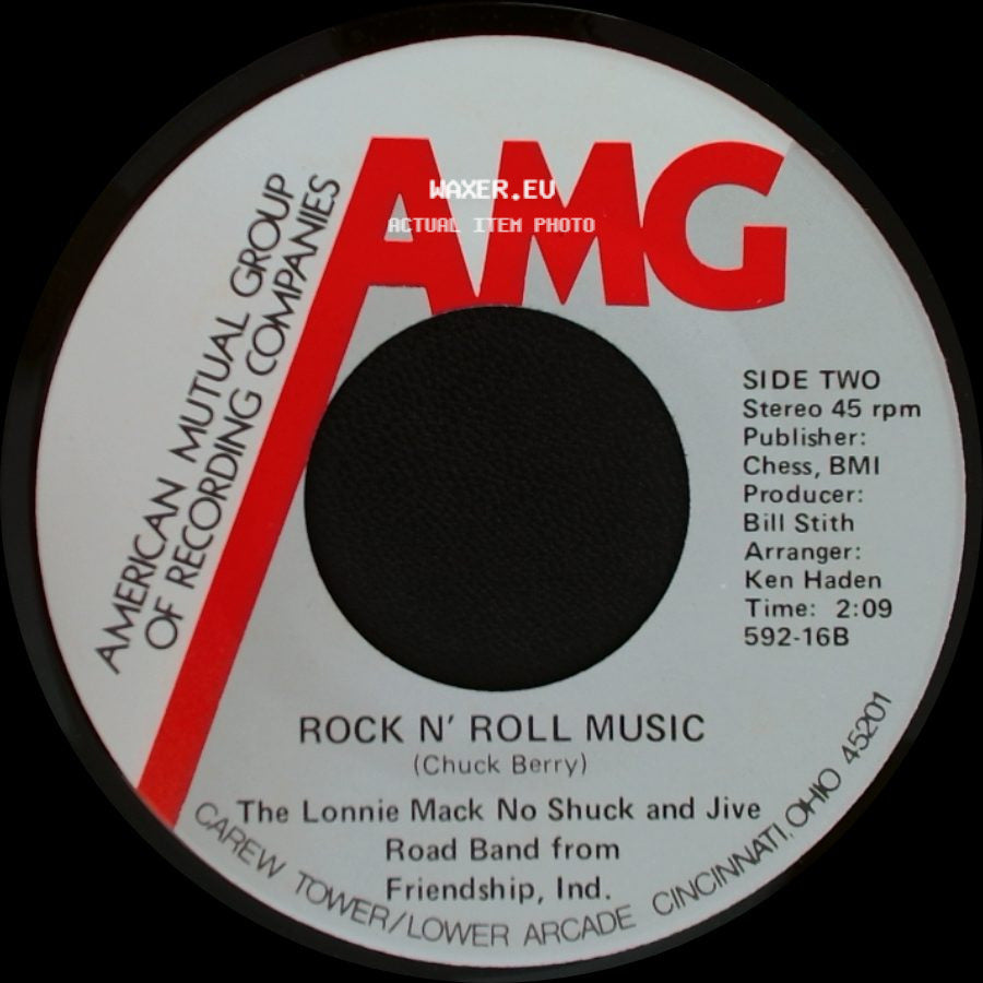 Melvin Carter / The Lonnie Mack No Shuck And Jive Road Band From Friendship, Ind. - Midnight Brew / Rock N' Roll Music side B