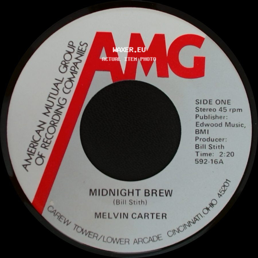 Melvin Carter / The Lonnie Mack No Shuck And Jive Road Band From Friendship, Ind. - Midnight Brew / Rock N' Roll Music side A