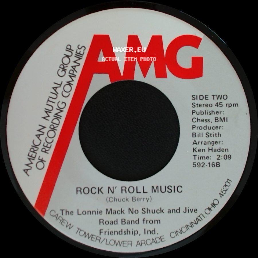 Melvin Carter / The Lonnie Mack No Shuck And Jive Road Band From Friendship, Ind. - Midnight Brew / Rock N' Roll Music side B