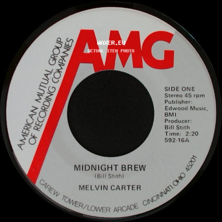 Melvin Carter / The Lonnie Mack No Shuck And Jive Road Band - Midnight Brew / Rock N' Roll Music side A