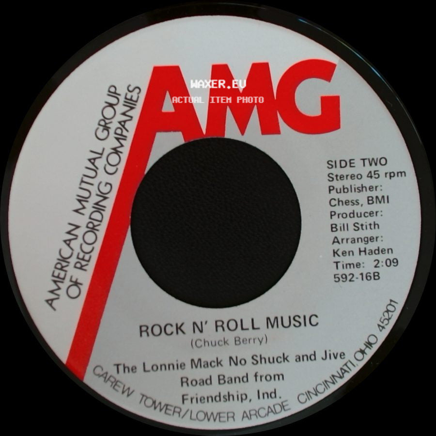 Melvin Carter / The Lonnie Mack No Shuck And Jive Road Band - Midnight Brew / Rock N' Roll Music side B