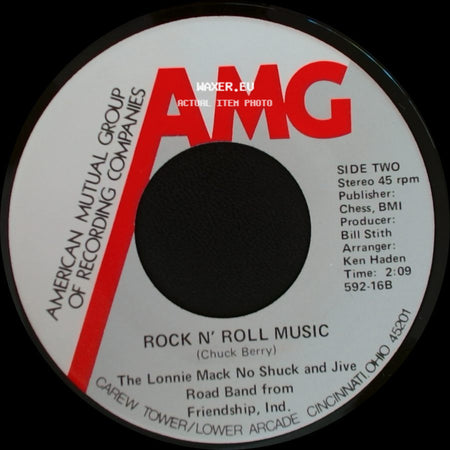Melvin Carter / The Lonnie Mack No Shuck And Jive Road Band - Midnight Brew / Rock N' Roll Music side B