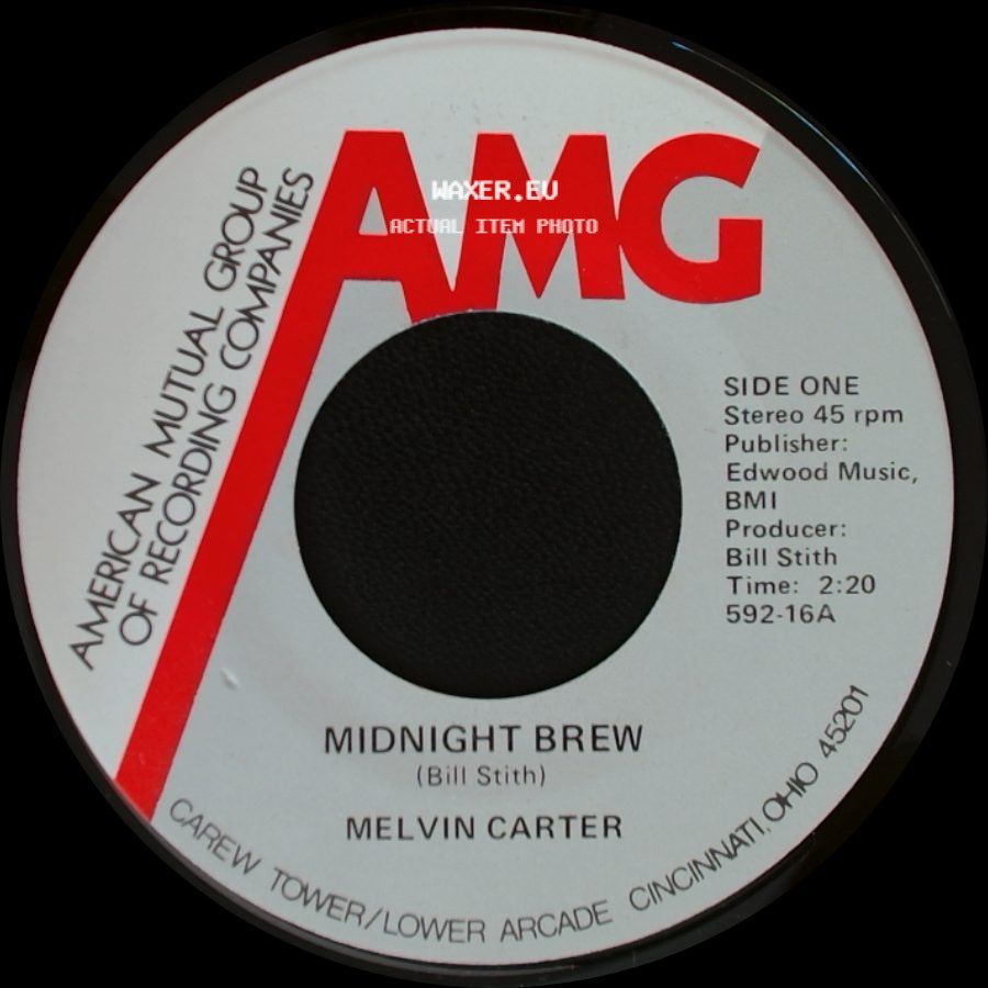 Melvin Carter / The Lonnie Mack No Shuck And Jive Road Band From Friendship, Ind. - Midnight Brew / Rock N' Roll Music side A