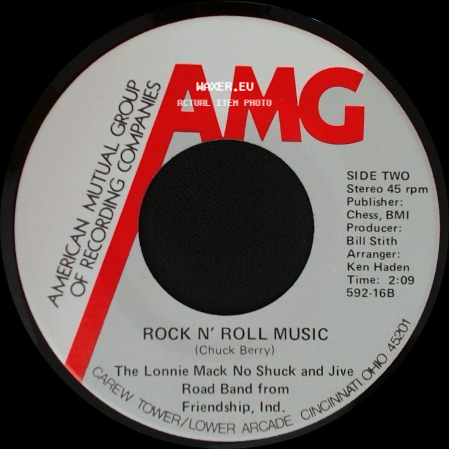 Melvin Carter / The Lonnie Mack No Shuck And Jive Road Band From Friendship, Ind. - Midnight Brew / Rock N' Roll Music side B