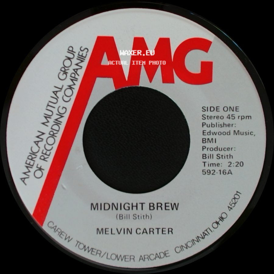 Melvin Carter / The Lonnie Mack No Shuck And Jive Road Band From Friendship, Ind. - Midnight Brew / Rock N' Roll Music side A
