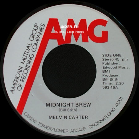 Melvin Carter / The Lonnie Mack No Shuck And Jive Road Band From Friendship, Ind. - Midnight Brew / Rock N' Roll Music side A